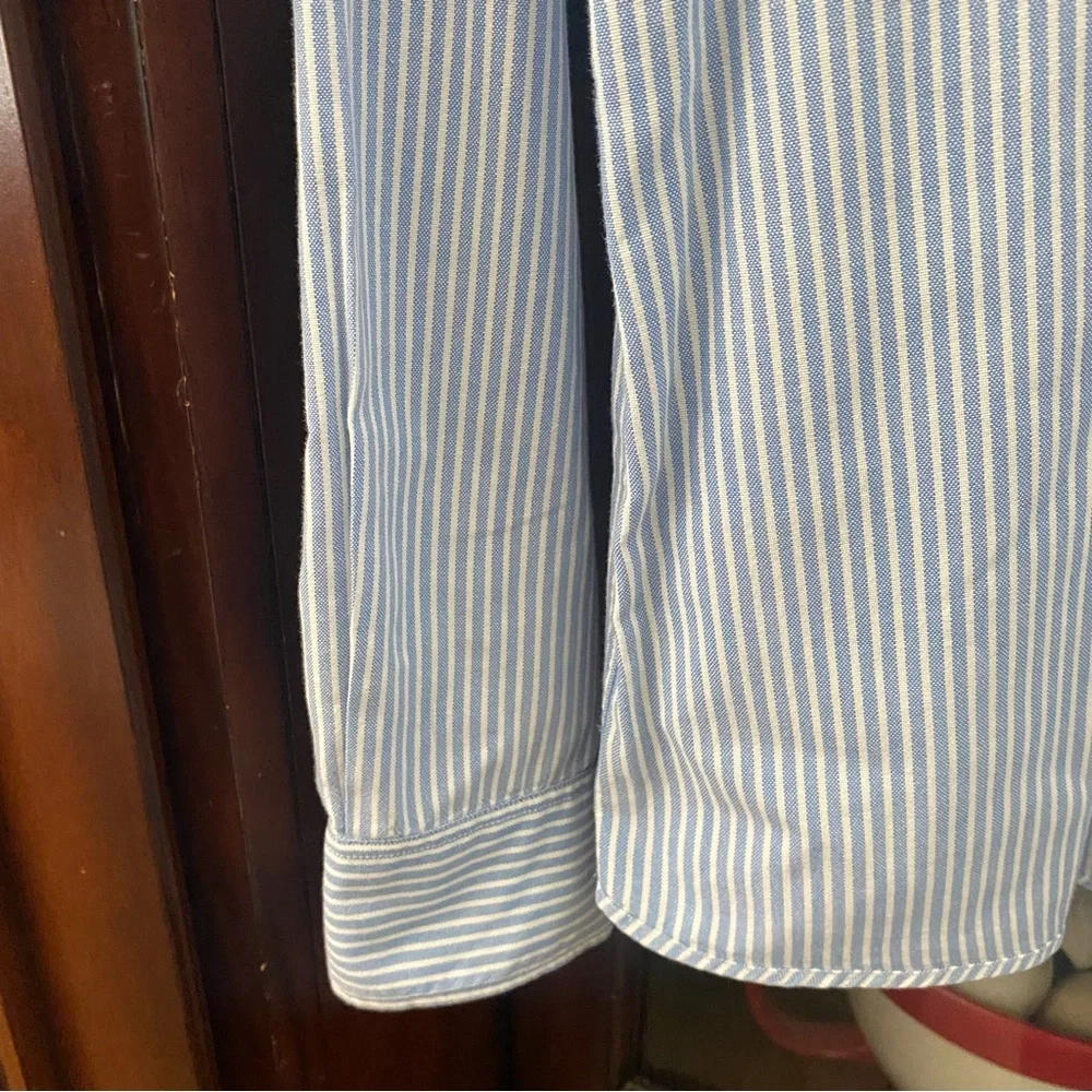 Polo Jeans Ralph Lauren Men’s Striped Button Up Long Sleeve Shirt - 2XL (XXL)